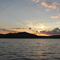 sunset on cuba lake