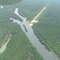 Voo sobre Roraima, IGEO, HYDROS, rio Tapera