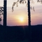 Pôr-do-sol na beira da estrada