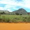 Formação rochosa - caminho entre Vila São Jorge e Colinas do Sul - GO.