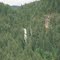 Zoomed-in view of Rainbow Falls from the trail viewpoint