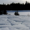Trailbridge Reservoir- snow formations
