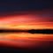 Reflection Sunset on Grand Lake, Taken at Honey Creek State Park