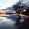 Evening over Amazon River. Photo taken near Parintins city, Amazonas State, Brazil, in June/2005.