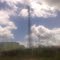 torre de telecomunicações de pedra lavrada