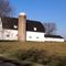 White barn w/ silo