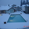 Pool In Snow
