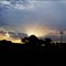 Por do sol visto da rodovia MT - 358