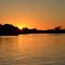 Pôr-do-sol, no rio Paraguai, Cáceres-MT, Brasil