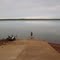 RAMPA DE CONCRETO, LAGO NA ÉPOCA DA SECA, LARA ROBERTA...