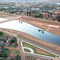 Lago 2 com pista de caminhada (Trinta mil alevinos de Tambaqui e Piau foram soltos em 2008)