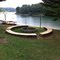 fire pit by the water