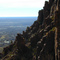 View on West El Paso from Thunderbird formation, Franklin Mountains, Texas