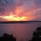 Sunset over Lake Whitney, TX