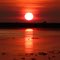 Sunset on the river Sepik