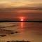Sunset on the river Sepik