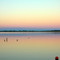 sunrise on lake clinch