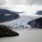 Glaciar West Twin e Lago Glaciar Twin - Vista aérea