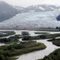 Glaciar Hole-in-the-Wall - Vista aérea