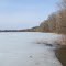 Lake Fourteen covered by white ice
