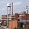 Water Tower & Old Lucky Strike smoke stack---st