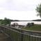 Walking bridge over creek
