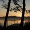 Fall sunrise over the Mill Pond in Manawa