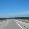 Weyauwega, WI, horizon viewed looking west from Highway 10, August 8, 2013. Notice the small "Weyauwega" sign on the right?(from Motorola Razr Maxx video)