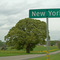 looking north into New York, TX