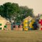 Checkerboard Grain Silos