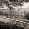 High School - Older view with brick street - West end 1915 / East end 1931