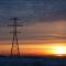 Зимний закат (Winter sunset)