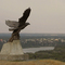 Eagle monument and view to Don River and Veshenskaya