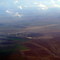 Airport Volgograd Gumrak, view on approach from the North