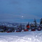 Moon rise in McCall Idaho