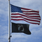 American & POW Flag