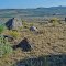 Soda Lake at the base of the Wind River Mountains