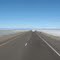 Driving Across the Salt Flats