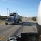 sur la route... a blue truck