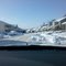 Snowy winter road
