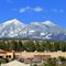 Mt. Humphreys from Flagstaff in April