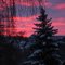 Wintersonnenuntergang in Plieningen