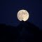 full moon rising