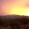 Mt Graham sunset in rain