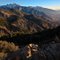 looking south from the saddle of mount olympus