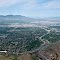 Salt Lake City from Grandeur Peak trail