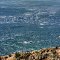 salt lake city from the top of mount olympus