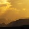 Sunset over Zion - view from east (US Hwy 89), UT, USA.
