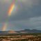 Rainbow in the desert