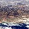 View from aircraft to Rolling Hills, Los Angeles, CA
